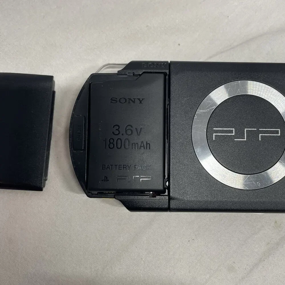 Sony PSP-1001 Black Handheld Console New Charger PSP-1001 Tested Working